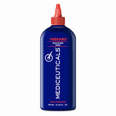 Mediceuticals TheraRx : bouteille lavante pour cuir chevelu sain et peau propre.