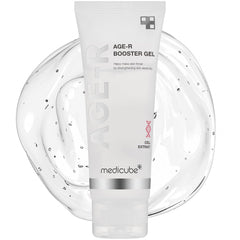 Medicube Age-R Booster Gel Serum – Bouteille pompe pour hydratation en profondeur.