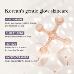 Crème AGE-R Glutathione : texture lumineuse prête à hydrater en profondeur.