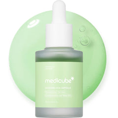Medicube Exosome Cica Tea Tree Ampoule: bouteille pratique pour routine apaisante.