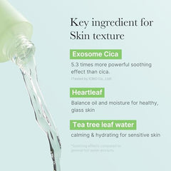 Medicube Exosome Cica Toner : tea tree pour équilibrer huile et hydratation.