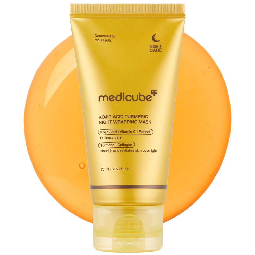 medicube masque enveloppant application: couche uniforme et hydratation nocturne