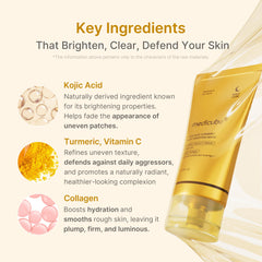 medicube masque enveloppant collagene-lueur: peau plus lumineuse au matin