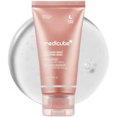 Medicube masque d'enveloppement collagène nuit visage améliore hydratation et élasticité au réveil