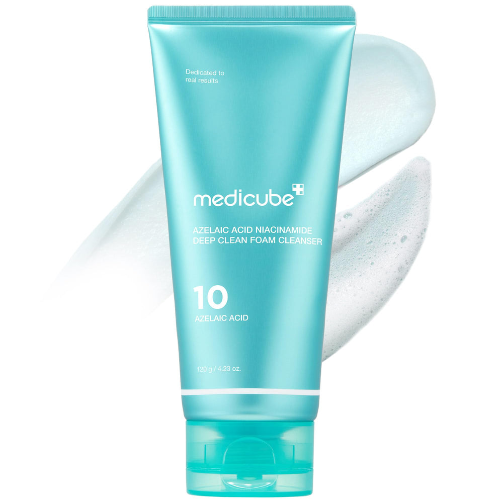 Medicube nettoyant visage Acide azélaïque whip, pores affinés et peau équilibrée.