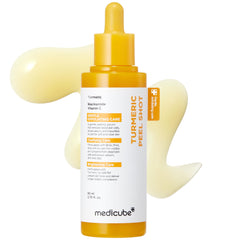 Medicube Peel Shot Turmeric bottle front for gentle exfoliation and glow