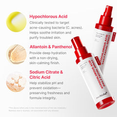 Medicube Power Soothing Spray fragrance-free formula ideal after sun exposure.