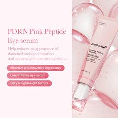 Sérum yeux medicube peptides roses illumine le regard