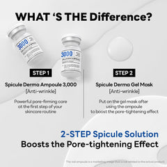 Mediheal ampoule Collagen Spicule 3000ppm – utilisation ciblée pour pores resserrés.