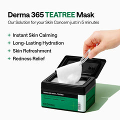 Mediheal Derma 365 Masque arbre à thé: application rapide pour routine express.