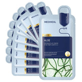 Masque Mediheal Dermaplus Aloe, emballage élégant et pratique pour votre routine hydratante