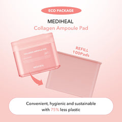 Disques coton Mediheal forme carrée pour ajustement précis