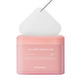 Mediheal disques tonifiants collagène et ampoule hydratants en profondeur.