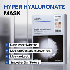 Mediheal Hyper Hyaluronate: texture gel rafraîchissante qui pénètre rapidement