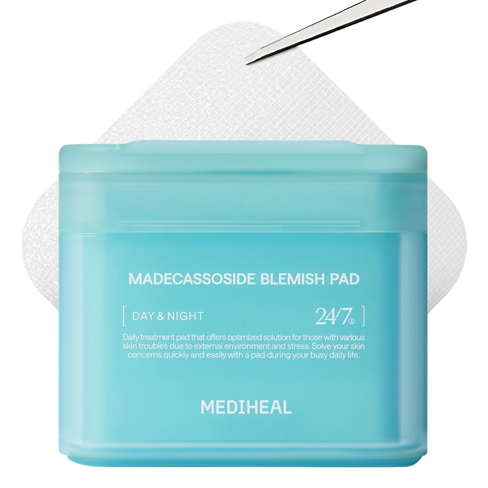 Mediheal Madecassoside Blemish Pad: application visage pour lisser les taches et éclaircir le teint