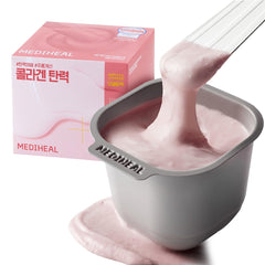 Mediheal pack modelage collagène ampoule bouteille : absorption rapide et fermeté.