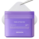 Mediheal Toner Pads PDRN Squalane hydratent et rafraîchissent la peau.