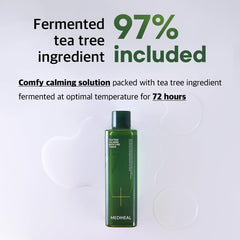 Mediheal Teatree Toner — extrait d'arbre à thé pour un teint calme.