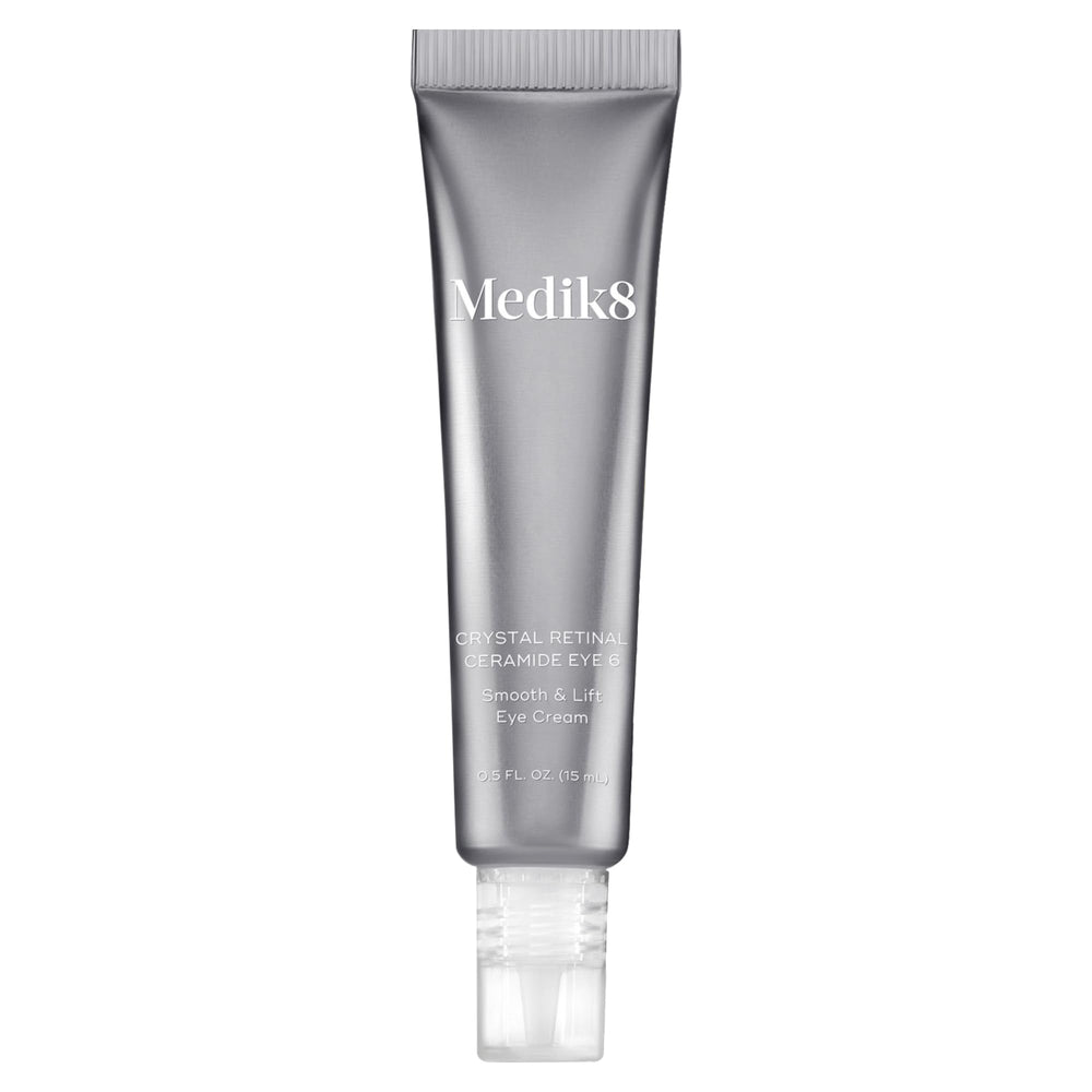 Medik8 Crystal Retinal Ceramide Eye 6 emballage élégant pour une routine ciblée.