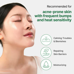 Application sur coton pour un soin visage apaisant avec MEDITHERAPY