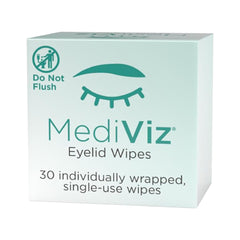 MEDIVIZ Lingettes Nettoyantes Palpèbres – emballage pratique pour un usage quotidien et rafraîchissant.