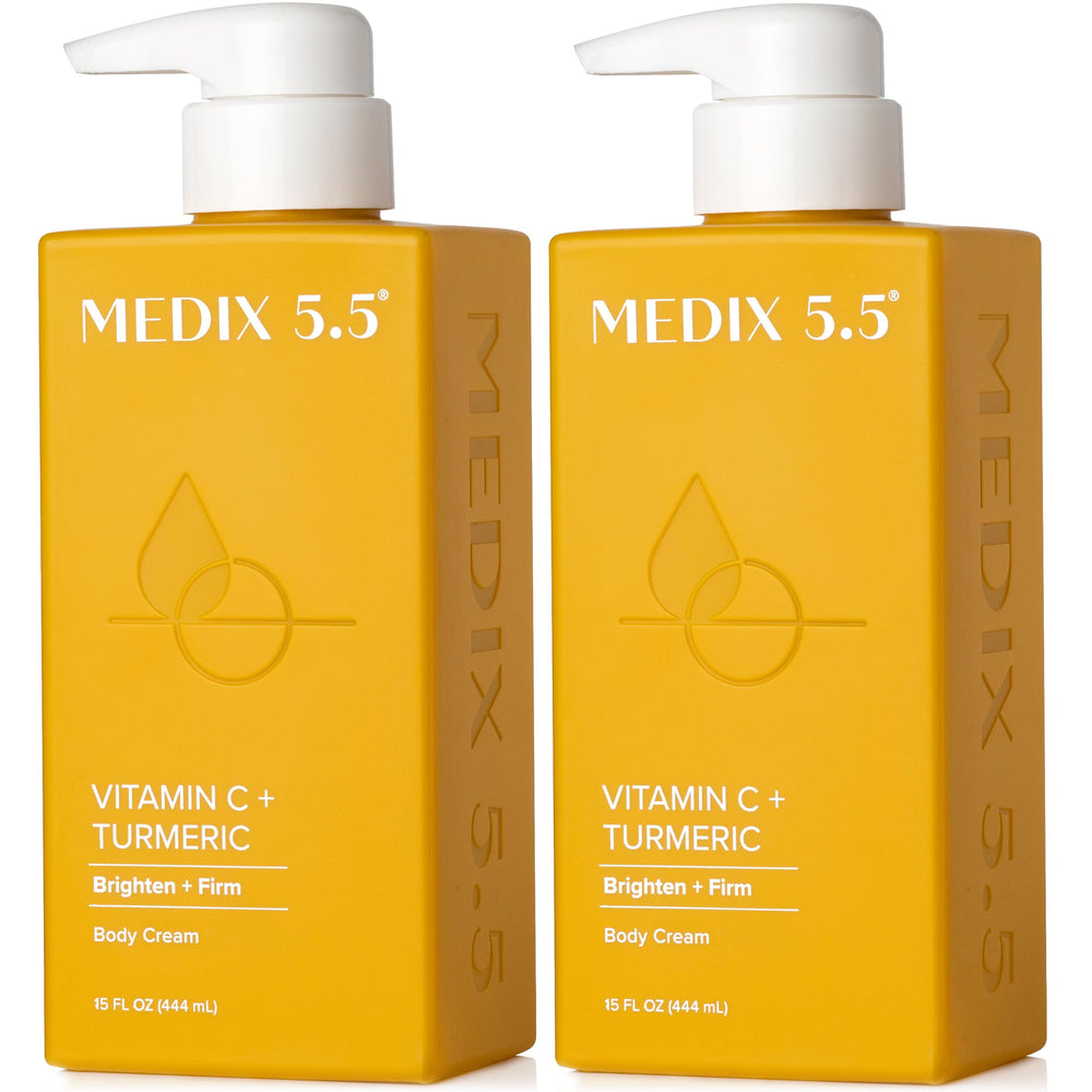 Medix 5.5 crème vitamine C – bouteille visage et corps pour une peau éclatante