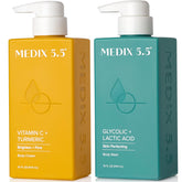 Medix 5.5 Exfoliant visage et corps — peau plus lisse grâce à l’acide glycolique.
