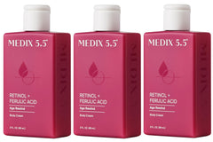 Medix 5.5 Lait corporel au rétinol pour peau crepee, raffermie.