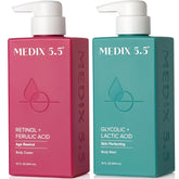 Medix 5.5 – lavage-visage-corps exfoliant AHA: peau plus nette et lisse