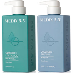 Medix 5.5 Mousse exfoliante AHA Glycolique pour visage et corps, exfolie en douceur