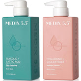 Medix 5.5 – mousse exfoliante visage et corps pour peau plus fraîche.