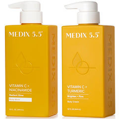 Medix 5.5 ensemble Vitamin C: packaging élégant prêt à démarrer la routine.