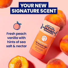 Megababe Peachy Deo – texture-stick lisse facilitant l’application quotidienne.