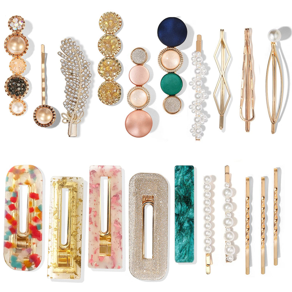 Barrettes Mehayi ensemble 20 pièces pour un style chic au quotidien