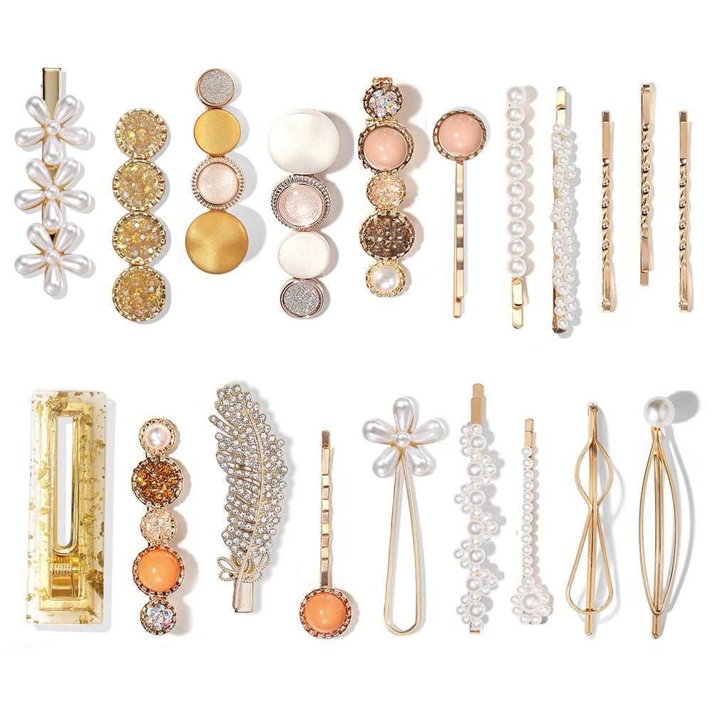 Broches perles Mehayi, ensemble varié, parfait pour fêtes et usage quotidien.