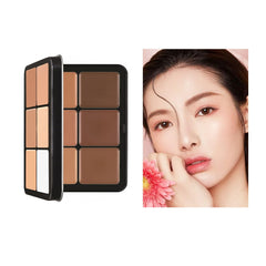 MeiPlumLai Blush crème, palette 12 couleurs, offre une rosée naturelle et teint lumineux.