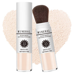 Meilury poudre minerale translucide visage pour un teint uniforme