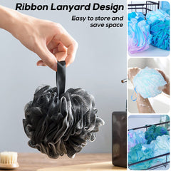 Poufs douche Meirrnyyu multicolores – couleurs élégantes pour toute la famille.