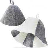 MEIYOUJU AM bonnet-sauna-laine-polie: confort thermique pendant la séance.