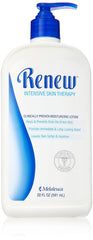 Flacon Melaleuca Renew, lotion hydratante prête à apaiser la peau sèche.