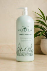 Melaleuca Herbal Shampoo dans sa bouteille 32onces avec pompe, pour cheveux propres et brillants.