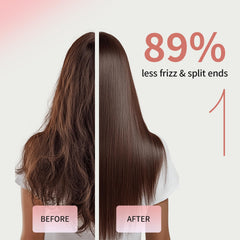 Démêlage des cheveux mouillés et secs avec la brosse MELBANG paddle, rose