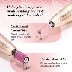 MelodySusie bandes grain 120 pour préparation rapide des ongles.