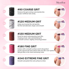 Bandes MelodySusie 150 grain pour préparation rapide des ongles