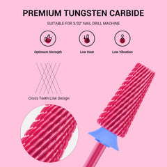 Embout tungstène MelodySusie pour retrait précis des résines et gels.