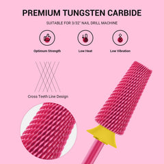 MelodySusie embouts 5 en 1 carbure 3-32, préparation du lit d’ongle en douceur.