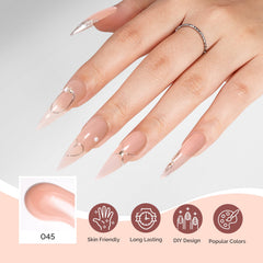 MelodySusie Gel Extension Ongles 60 g, renforcement et réparation efficaces.
