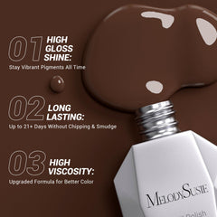 MelodySusie applicateur-brosse — détail de la brosse assurant un lissage sans traces.