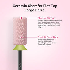 MelodySusie bit ceramique rotation bi-directionnelle rose pratique pour deux mains