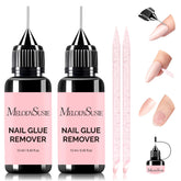 MelodySusie dissolvant-colle-ongles: bouteille pratique pour usage rapide à domicile.